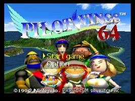 Pilotwings 64 Title Screen